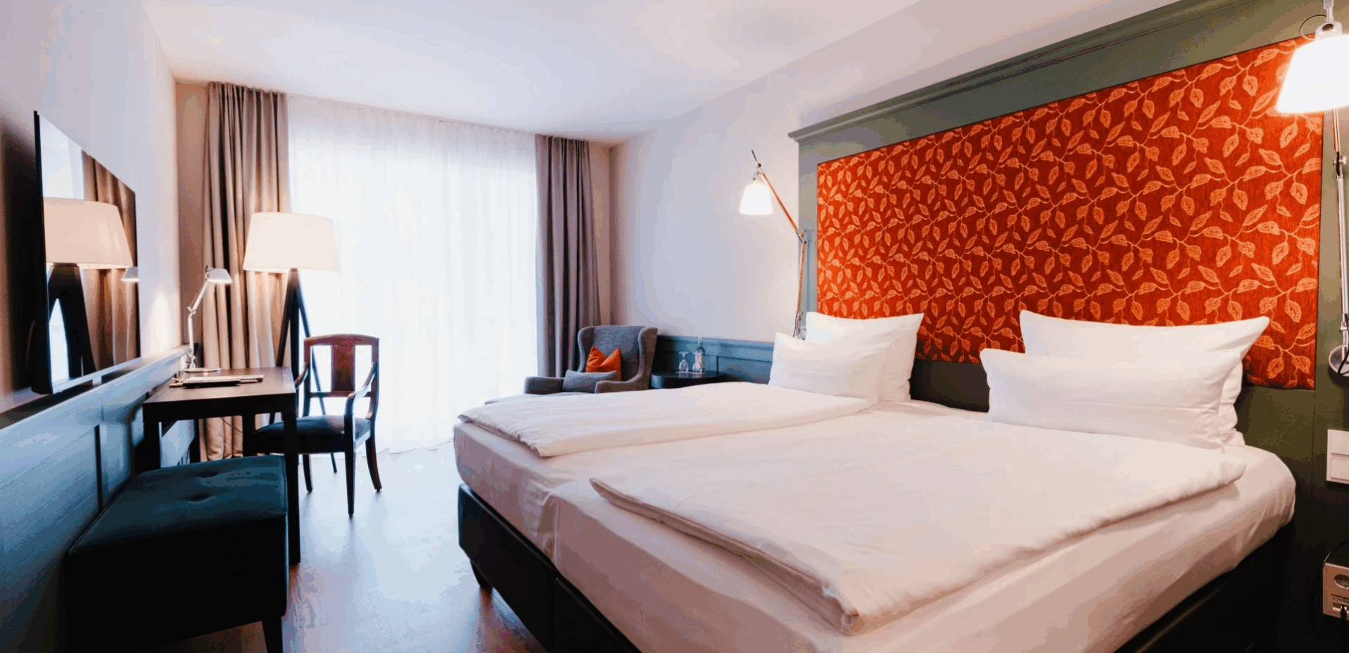 Deluxe-Zimmer-mit-Bergblick Berg-Gasthof Königstuhl Heidelberg